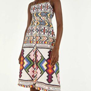 Farm Rio Amulet Midi Dress